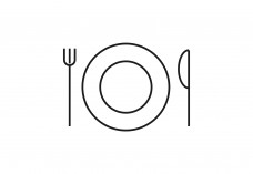 Dinner Setup Icon Free Vector | Vector free files