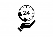 24 Hours Icon Free Vector | Vector free files
