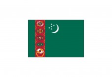 Flag of Turkmenistan Free Vector | Vector free files