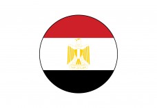 Circular Flag of Egypt | Vector free files