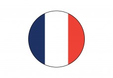 Circular Flag of France Free Vector | Vector free files