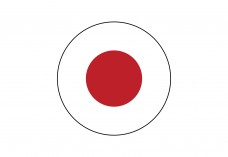 Circular Flag of Japan | Vector free files