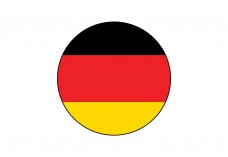 Circular Flag of Germany | Vector free files