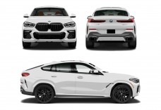 BMW X6 Illustration Free Vector | Vector free files